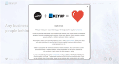 Desktop Screenshot of keyup.eu